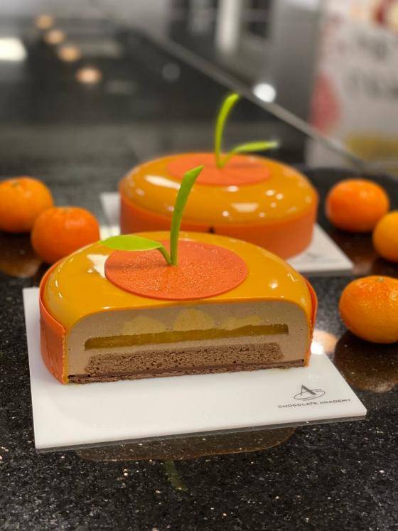 Яркий торт "Мандарин Ориенталь"